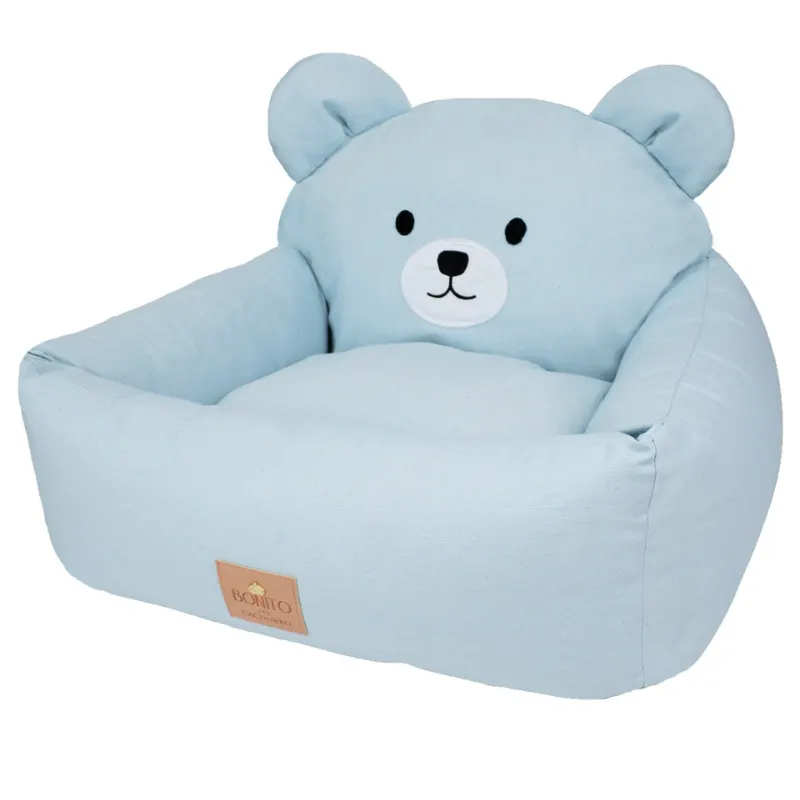 Cama Bonito pra Cachorro Ursinho Azul