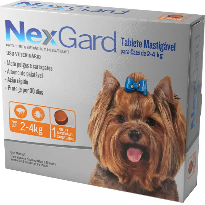 NexGard para Cães de 2 a 4 Kg