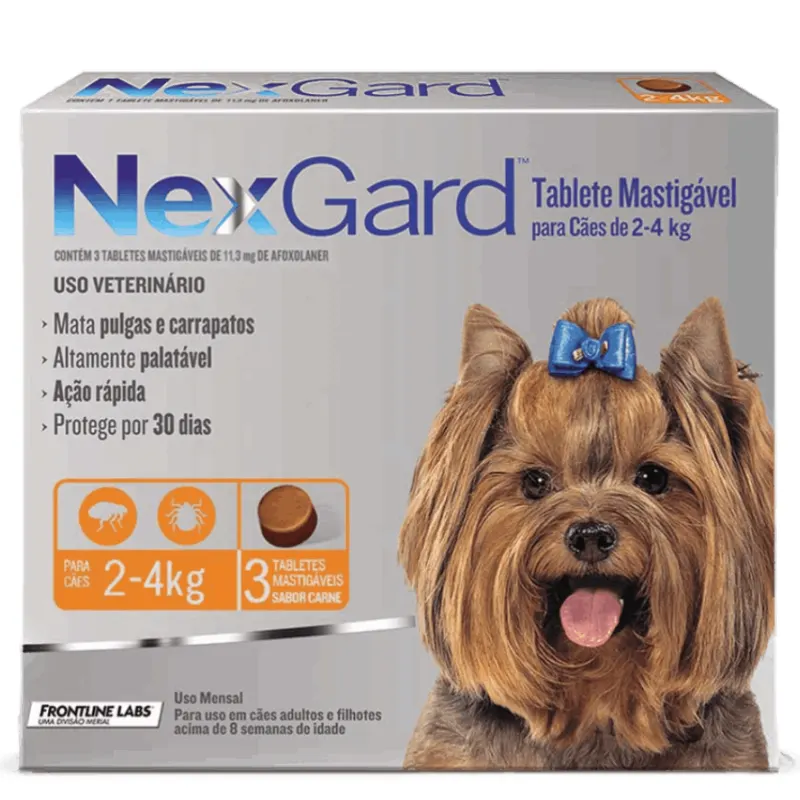 NexGard para Cães de 2 a 4 Kg