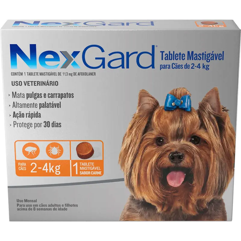 NexGard para Cães de 2 a 4 Kg