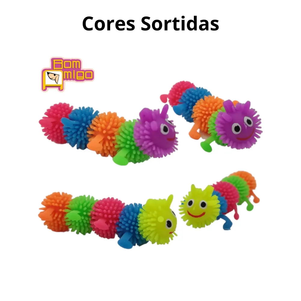 Centopéia Grelot Aquarela Brinquedo Para Gato - Bom Amigo