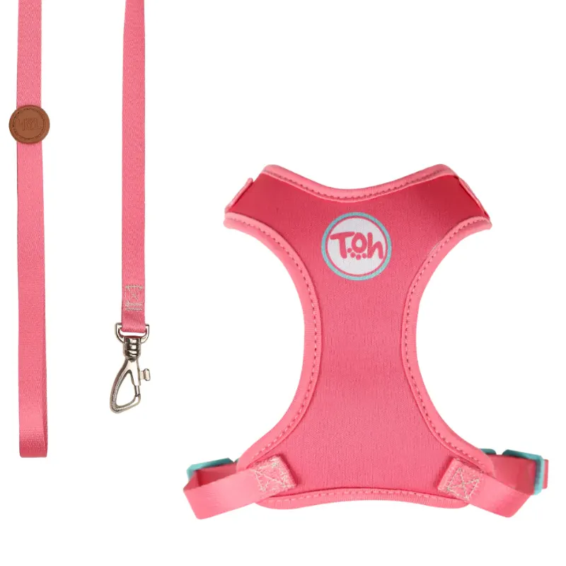 Conjunto Peitoral e Guia Toh Neo Gato Fuji