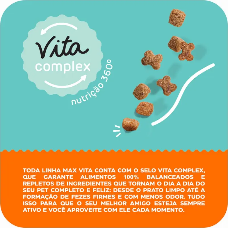 Ração Max Vita Sabor Frango para Cães Filhotes