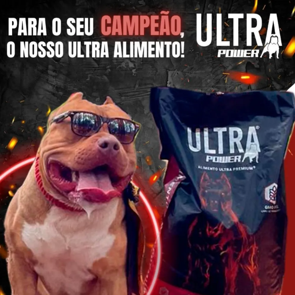 Ração Ultra Power Adulto Frango e Batata Doce 15kg