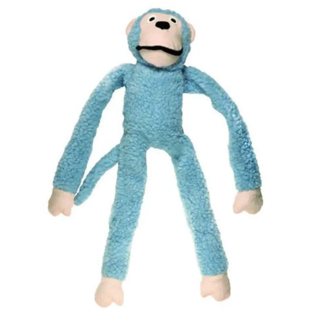 Brinquedo Jambo Mordedor Pelúcia Macaco Kelev Azul