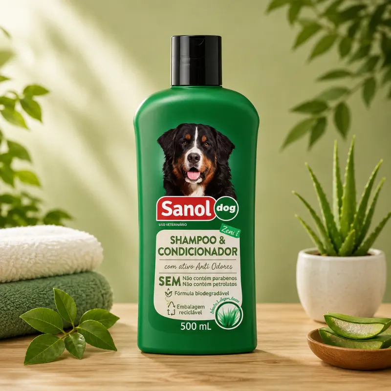 Shampoo Condicionador Sanol Dog 500 ml