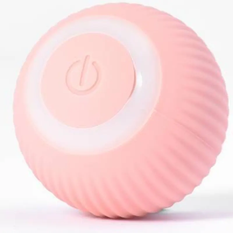 Bola Motion Rotativa Jambo Rosa para Gatos