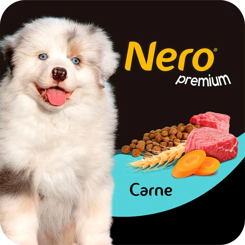 Ração Nero Premium para Cães Filhotes Sabor Carne 15 Kg