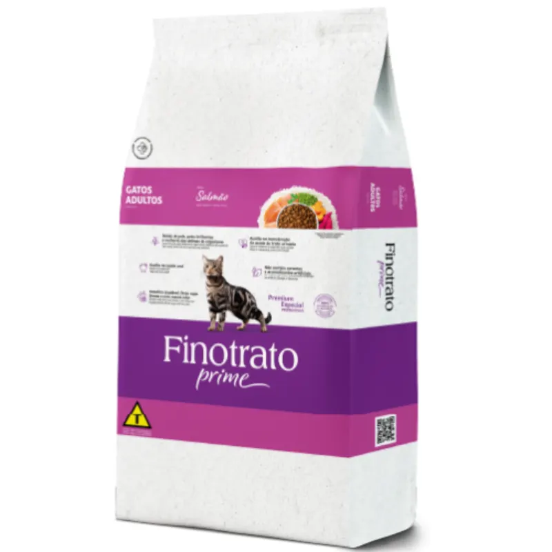Ração Finotrato Prime para Gatos Adultos Salmão
