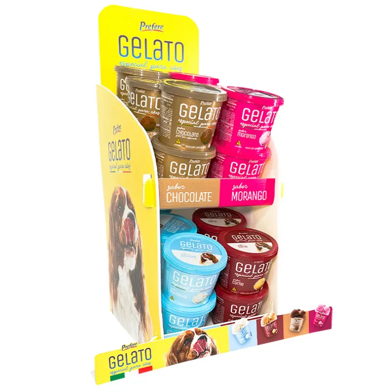Display Prefere Gelato para Cães Com 24x50g Unidades