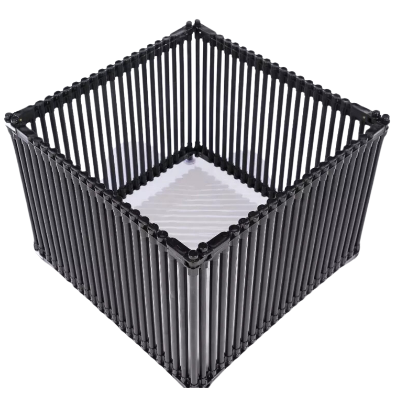 Cercado Multifuncional Divipets com 4 lados de 40 cm - Preto