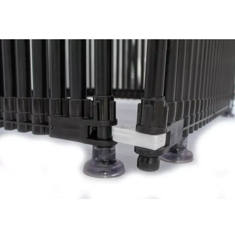 Cercado Multifuncional Divipets com 4 lados de 40 cm - Preto