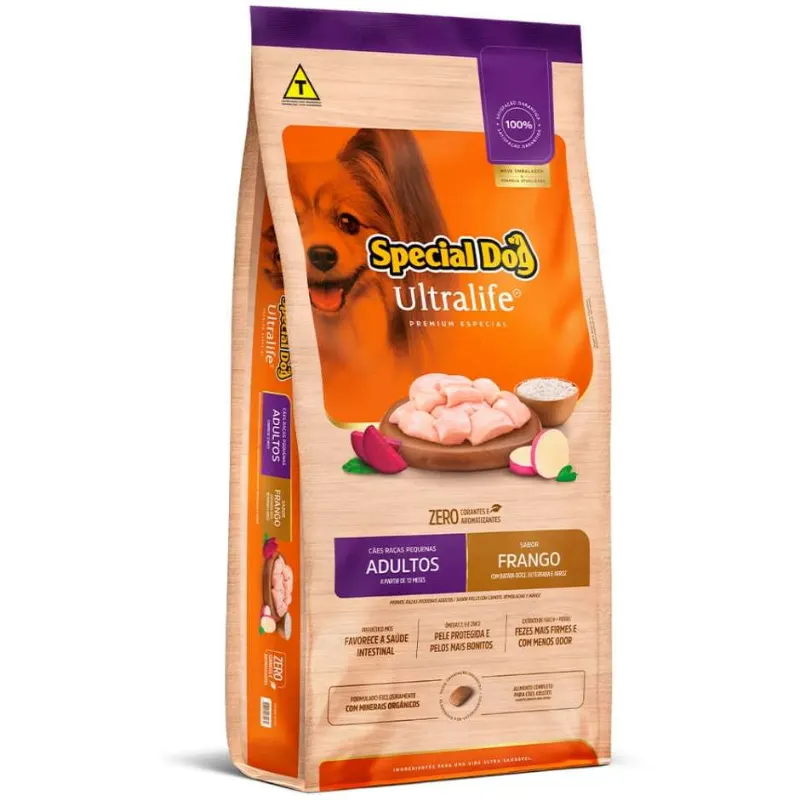 Ração Special Dog Ultralife Adultos Raças Pequenas Frango 20 Kg