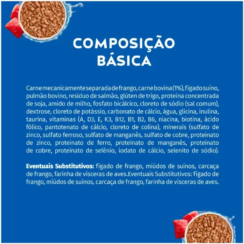 Cat Chow Sachê para Gatos Adultos Castrados Sabor Carne 85 g