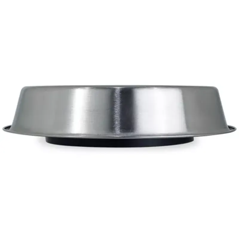 Comedouro Inox com Anel de Silicone Antiformiga para Cães