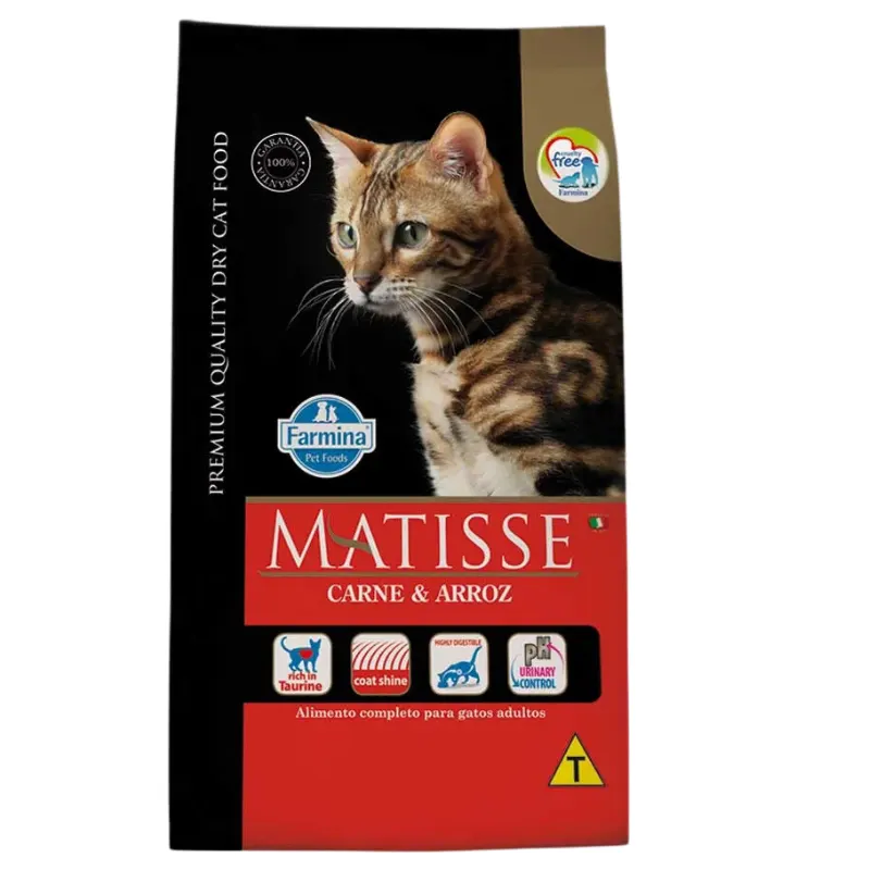 Ração Matisse Gatos Carne e Arroz 7,5 Kg