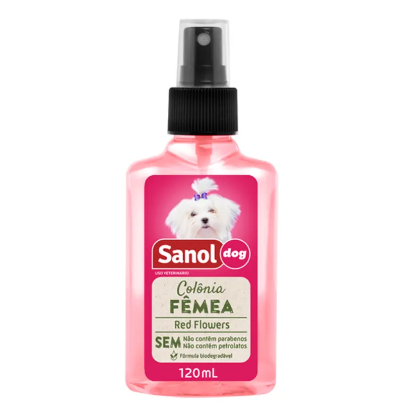 Colônia Sanol Dog Fêmea 120 ml