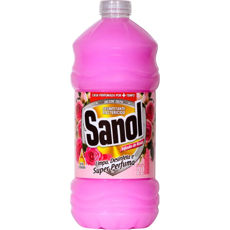 Desinfetante Sanol Infusão de Rosas 2 L