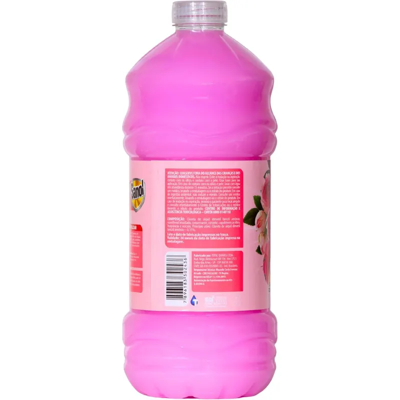 Desinfetante Sanol Infusão de Rosas 2 L