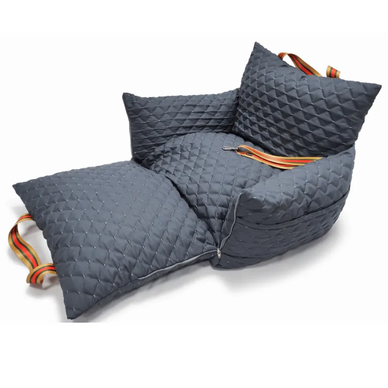 Cama Multibag Matelasse Cinza Fabrica Pet