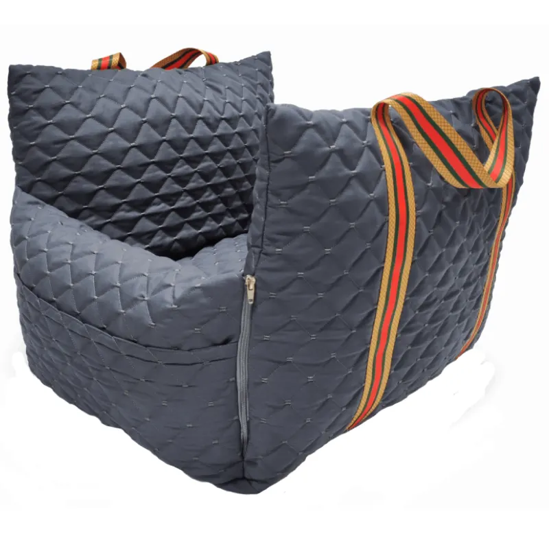 Cama Multibag Matelasse Cinza Fabrica Pet