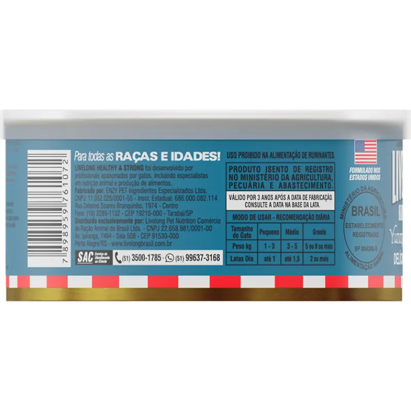 Livelong Gatos Sea Food Delicias do Mar 150 g