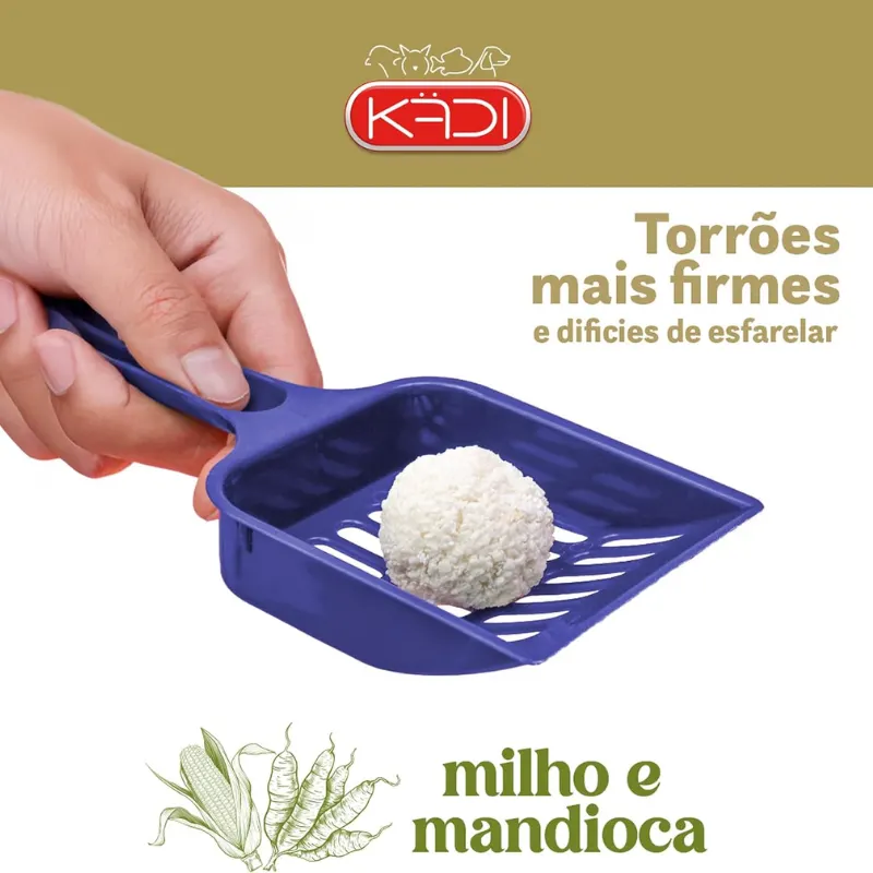 KADI AREIA PARA GATOS GRAOS MISTOS 4KG