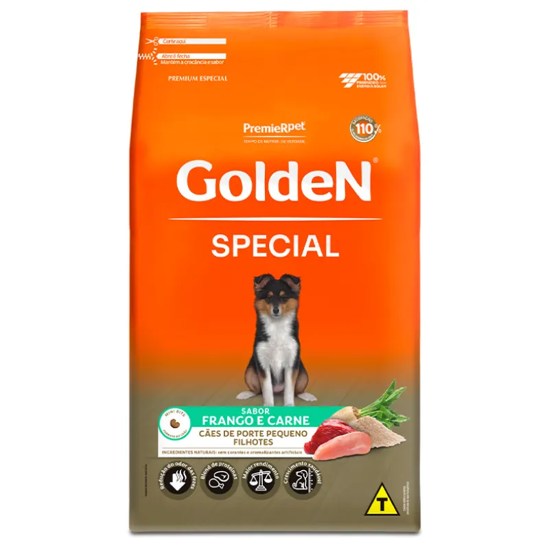 Ração Golden Special Cães Filhotes de Pequeno Porte 15 Kg