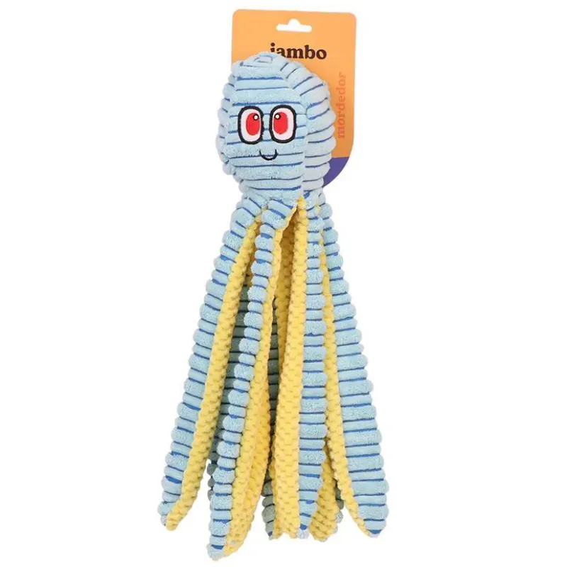 Mordedor Jambo Pelúcia Polvo Ball Azul