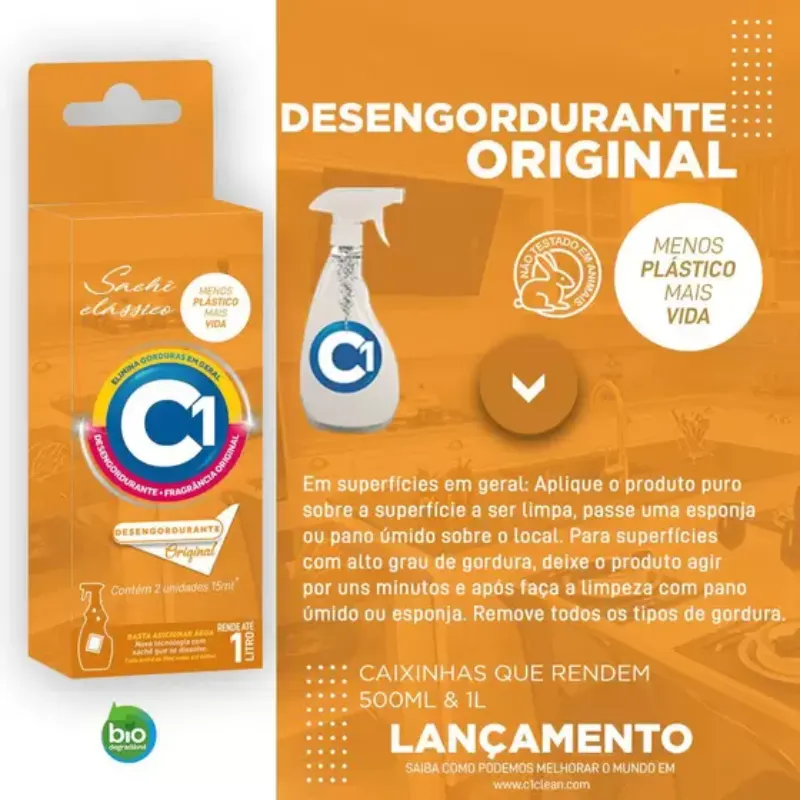 C1 Desengordurante Natural 15ml