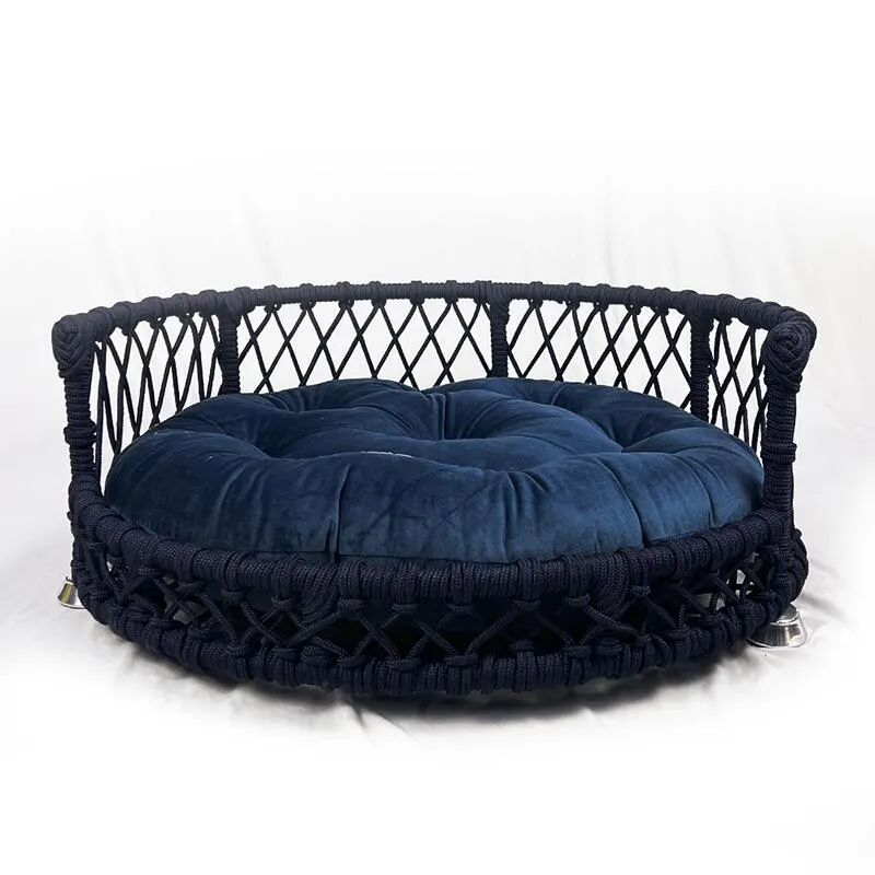 Cama Concha Celebre Azul Escuro para Cães G