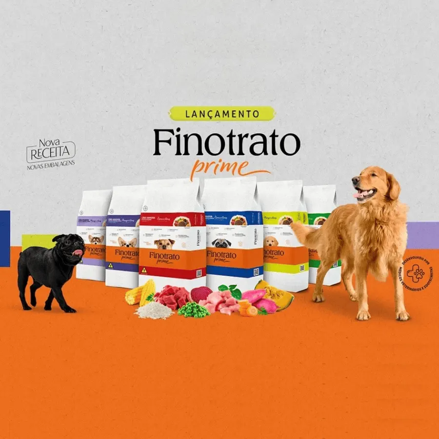 Ração Finotrato Prime Frango e Arroz para Cães Adultos de Raças Grandes