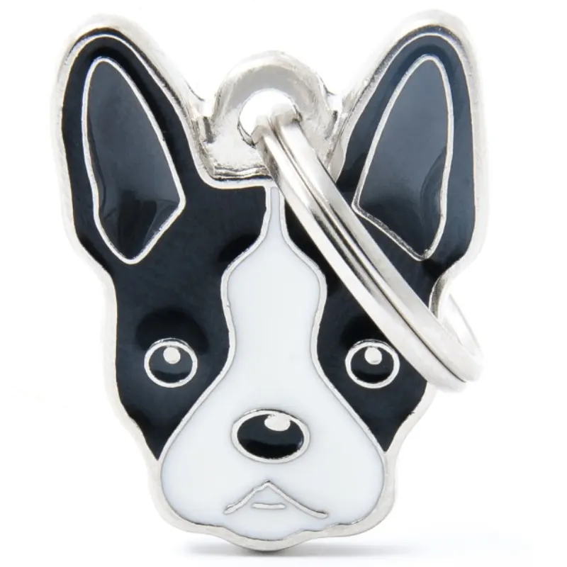 Medalha de Identificação My Family Boston Terrier
