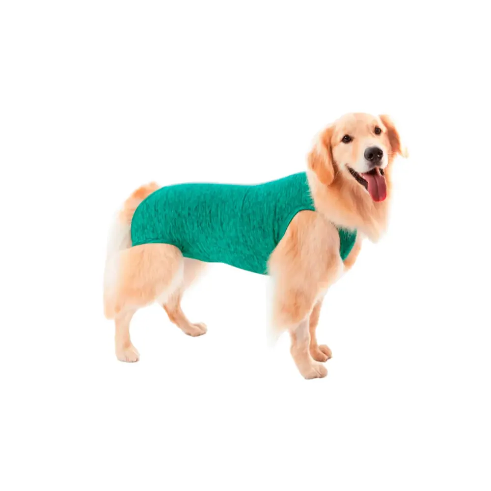 Roupa Cirúrgica Pet Med Duo Dry Regular Verde para Cães 1,5 a 2,5Kg