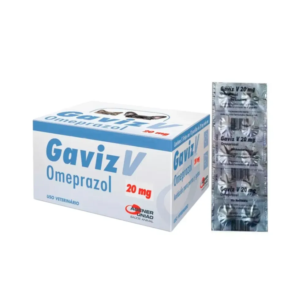 Gaviz 20mg Omeprazol Strip com 10 Comprimidos