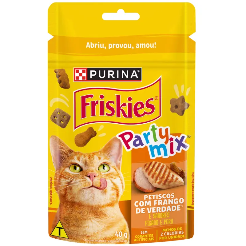 Friskies Petiscos Party Mix  Frango 40 g