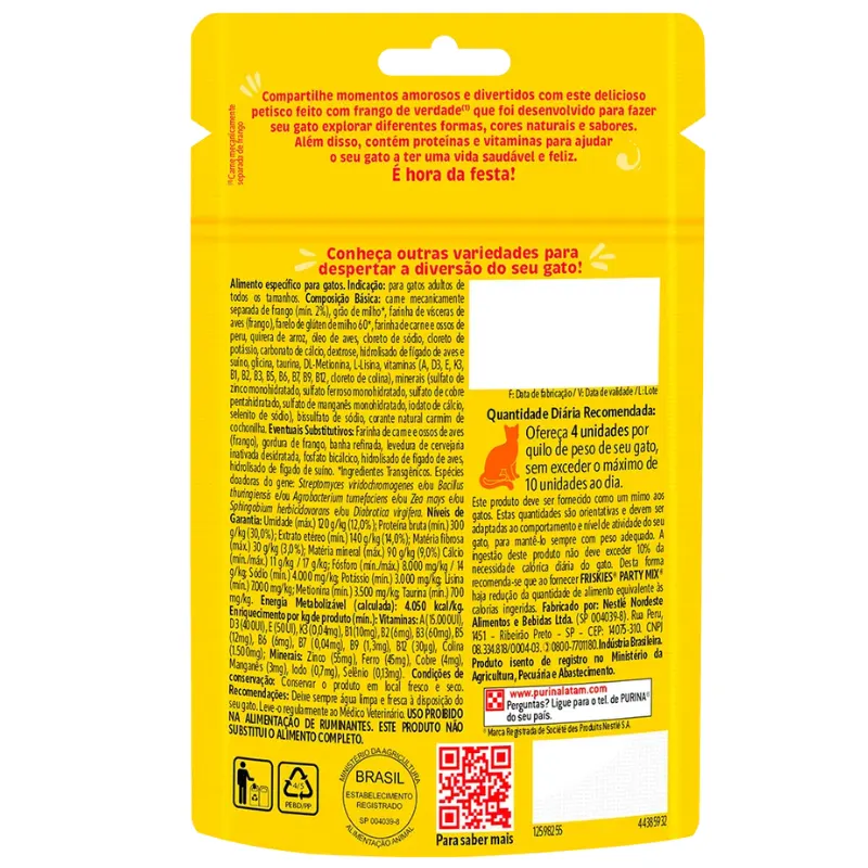 Friskies Petiscos Party Mix  Frango 40 g