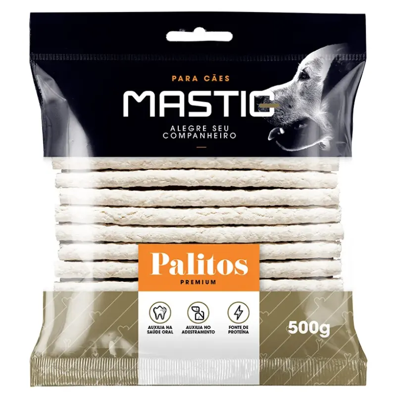 Osso Mastig Palito Natural 8mmx5
