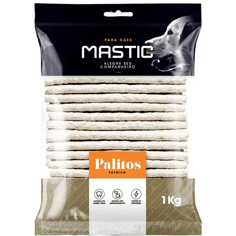Osso Mastig Palito Natural 8mmx5