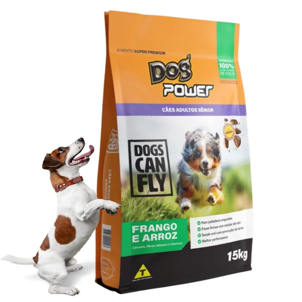Ração Dog Power Dogs Can Fly Cães Sênior