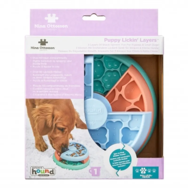 Comedouro Lento Outward Hound Puppy Lickin Layers