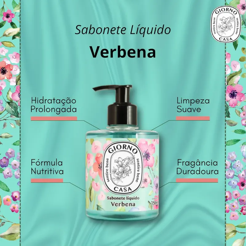 Giorno Casa Sabonete Liquido Verbena 350 ml