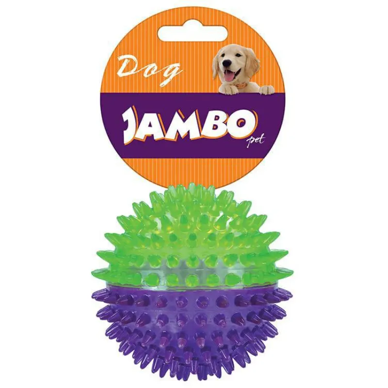 Bola Jambo Média Espinhos Dual Roxo e Verde