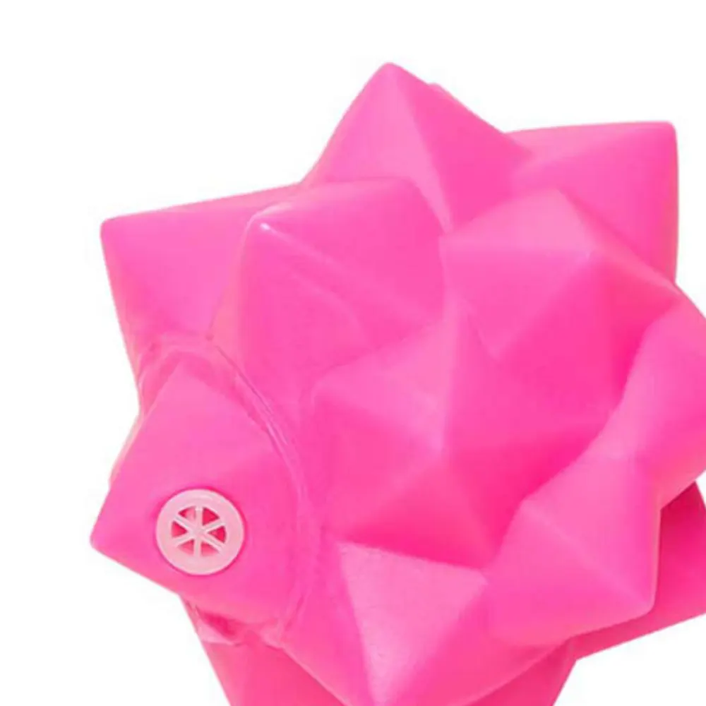 Brinquedo Home Pet Bola Cravo Vinil Rosa - 8 cm
