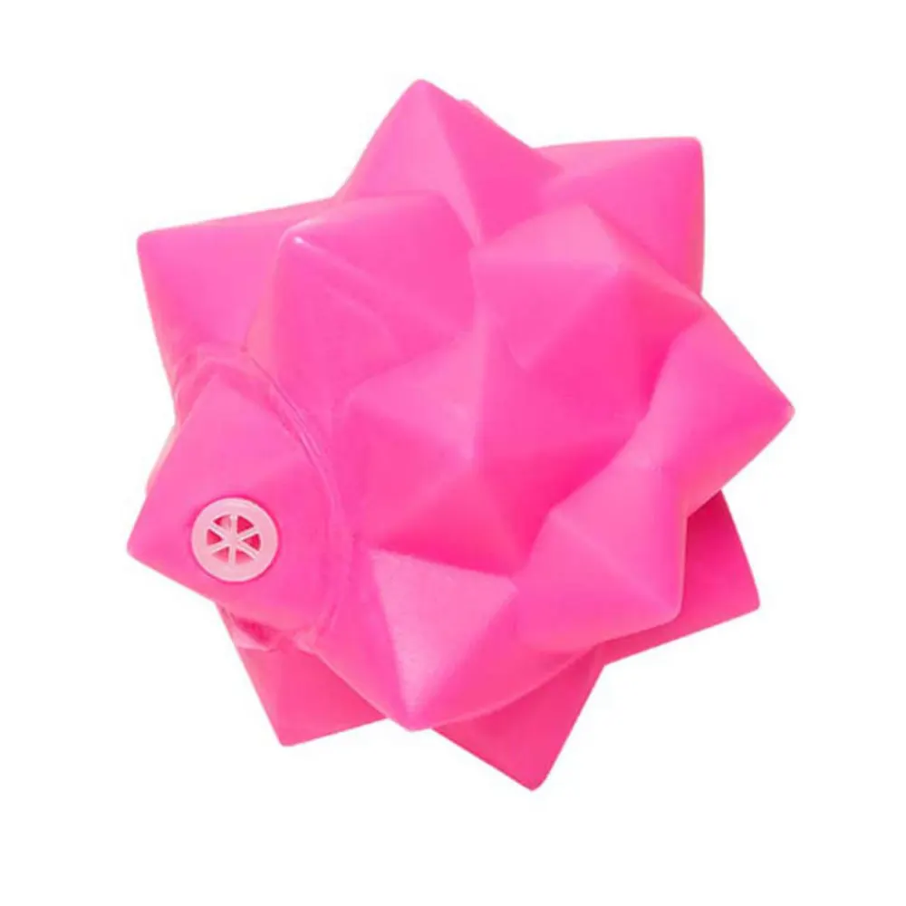 Brinquedo Home Pet Bola Cravo Vinil Rosa - 8 cm