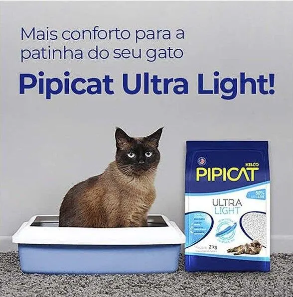 Areia Sanitária Kelco Pipicat Ultra Light 2kg