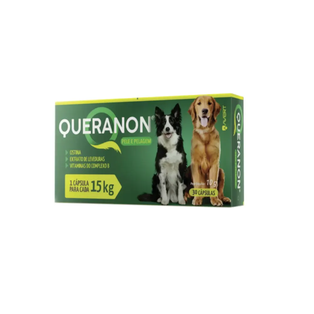 Queranon Suplemento Avert Para Cães 30 Cápsula