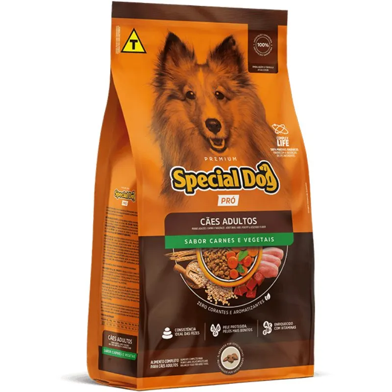 Ração Premium Special Dog para Cães Adultos Vegetais Pro 15Kg