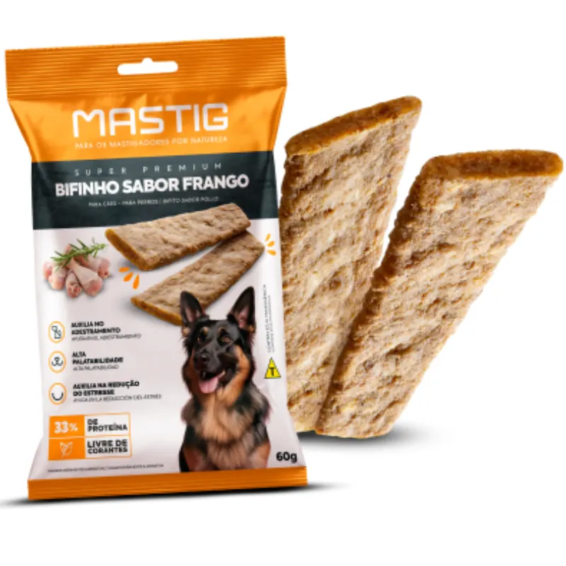 Mastig Bifinhos Cães Frango 60 g
