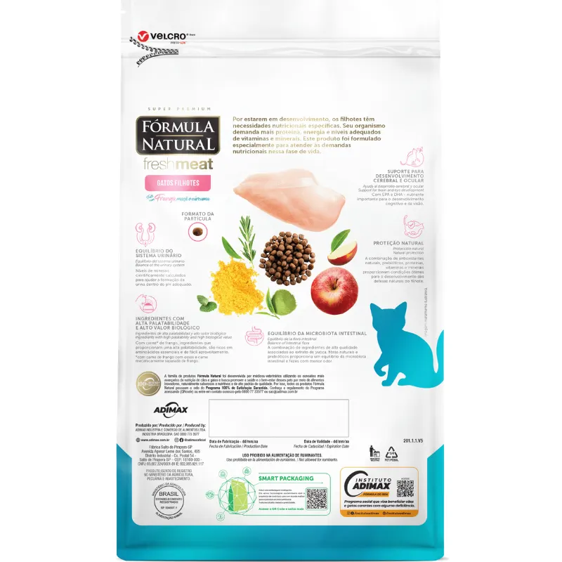 Ração Formula Natural Fresh Meat para Gatos Filhotes 10,1 Kg